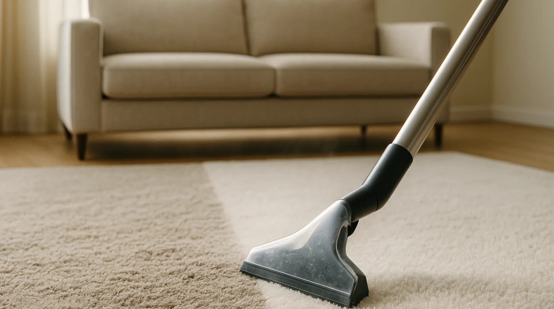 Illustrative image: cleaning upholstery at home