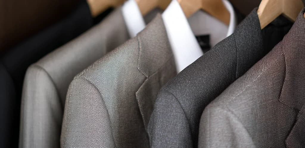 Illustrative image: cleaning a suit